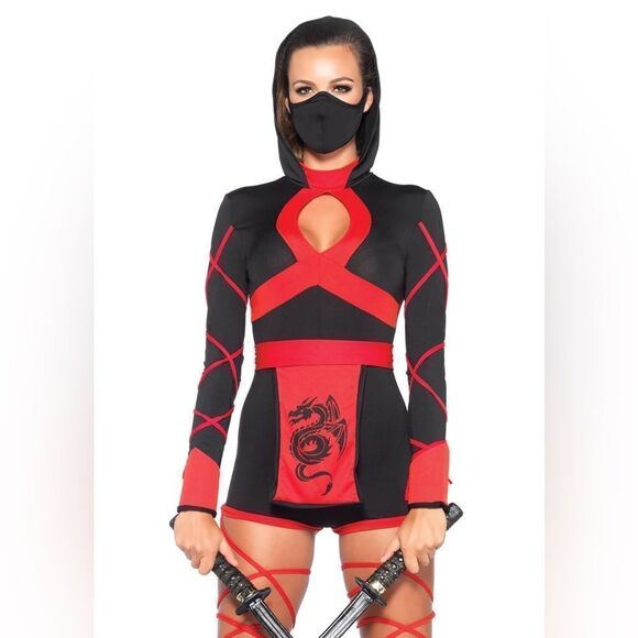 NWT Leg Avenue Dragon Ninja 🥷 3pc costume size Medium - Picture 1 of 8
